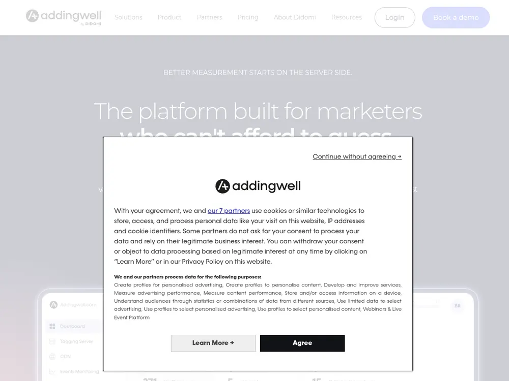 Addingwell screenshot