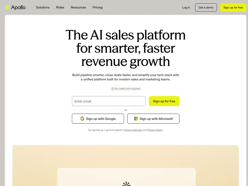 Apollo.io screenshot