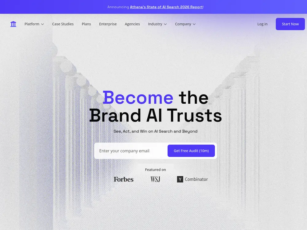 AthenaHQ screenshot