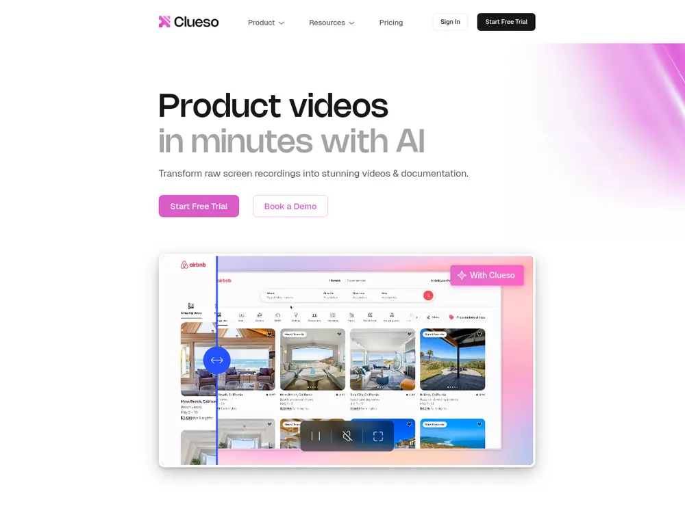 Clueso screenshot