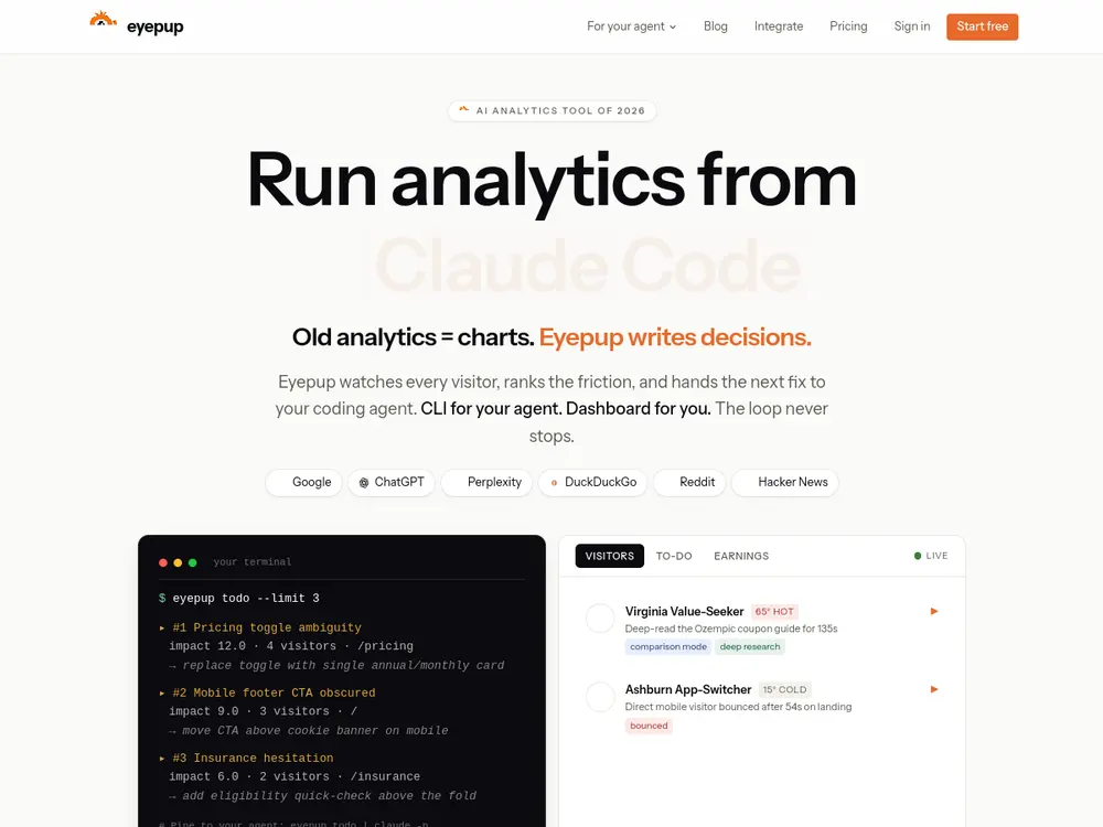 Eyepup screenshot