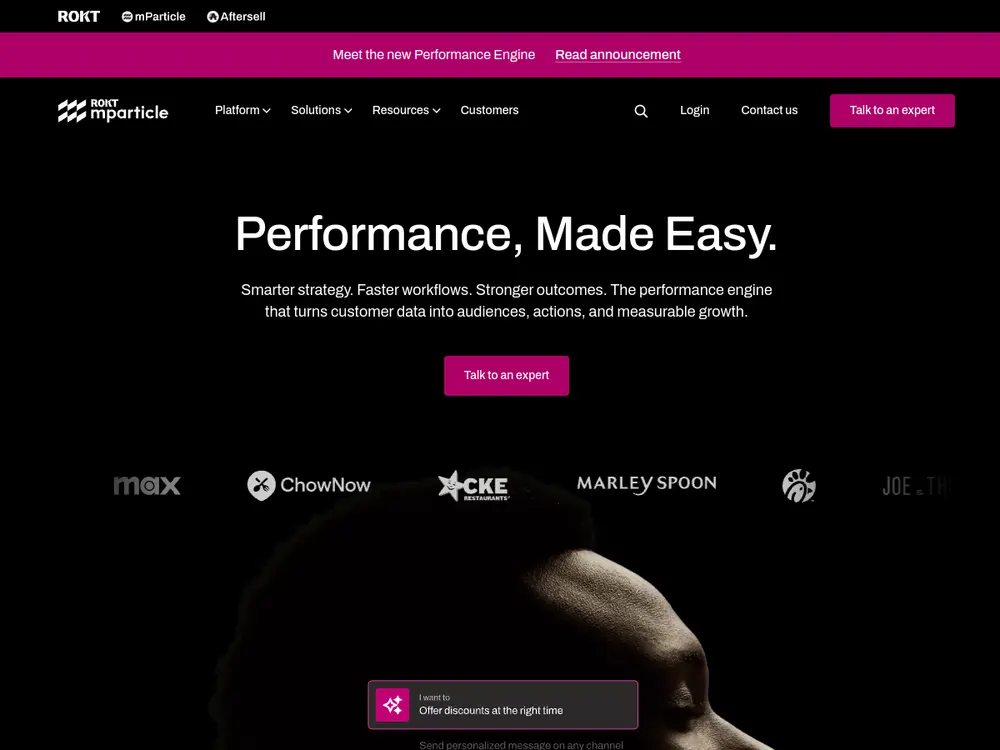 mParticle screenshot