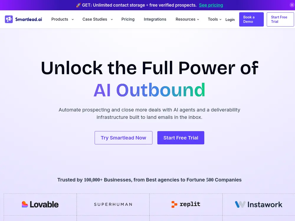 Smartlead screenshot