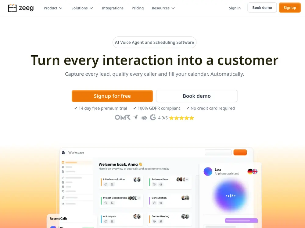 Zeeg screenshot